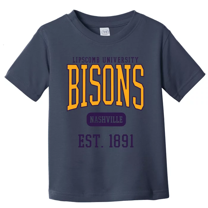 Lipscomb University Bison Est Date Toddler T-Shirt