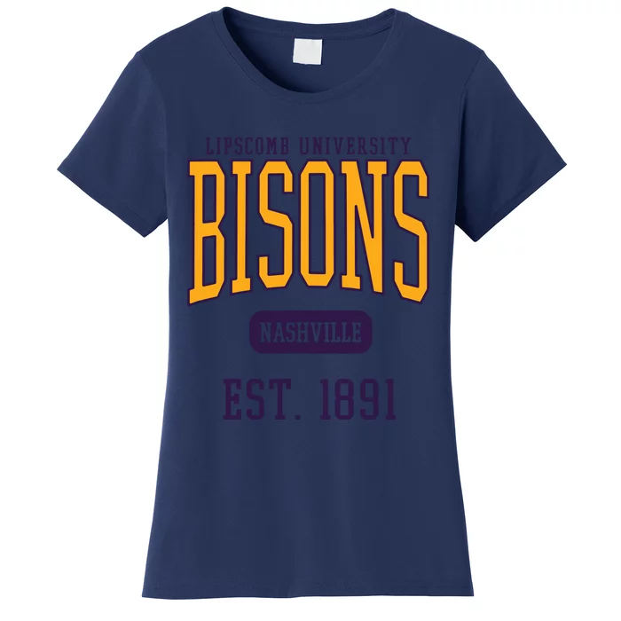 Lipscomb University Bison Est Date Women's T-Shirt