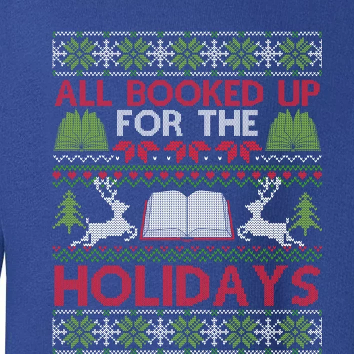 Librarian Ugly Christmas Great Gift Book Lover Ugly Xmas Sweater Gift Toddler Sweatshirt