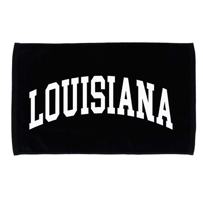 Louisiana Us College Font Proud American Usa States Microfiber Hand Towel