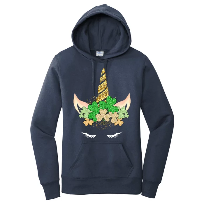 Lucky Unicorn Cute St Patrick's Day Women's Pullover Hoodie