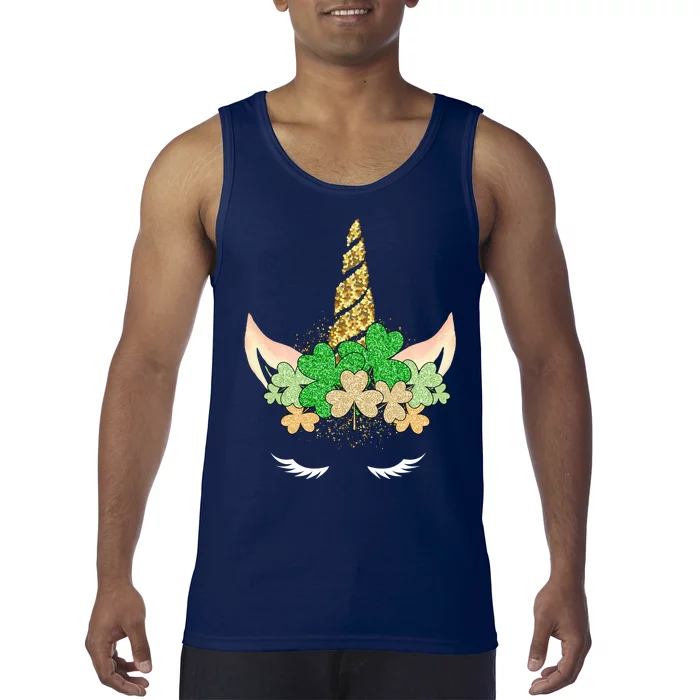 Lucky Unicorn Cute St Patrick's Day Tank Top