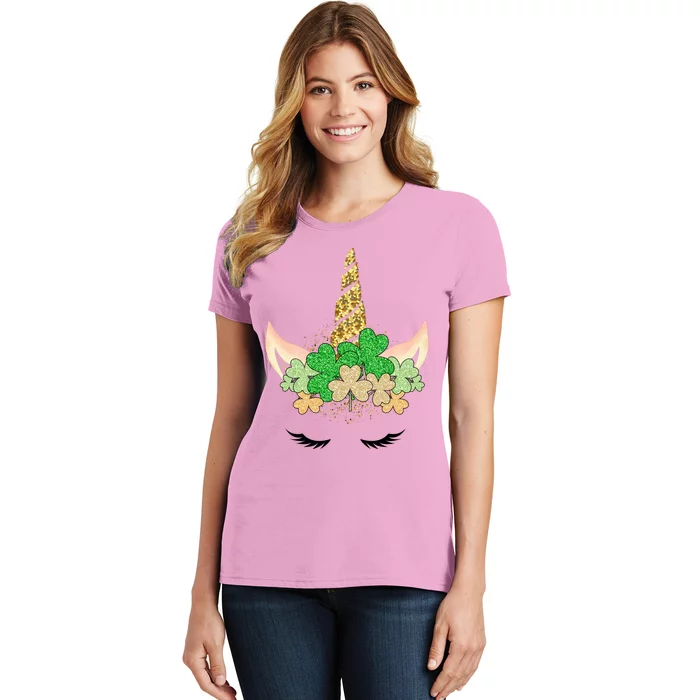 Lucky Unicorn Cute St Patrick's Day Women's T-Shirt