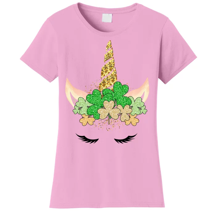 Lucky Unicorn Cute St Patrick's Day Women's T-Shirt