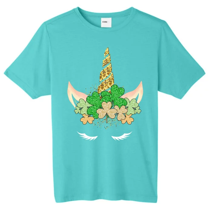 Lucky Unicorn Cute St Patrick's Day ChromaSoft Performance T-Shirt