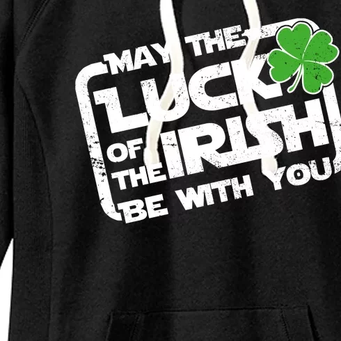 Luck Of The Irish Funny St. Patrick's Day Women's Fleece Hoodie