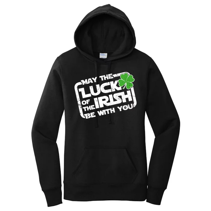 Luck Of The Irish Funny St. Patrick's Day Women's Pullover Hoodie