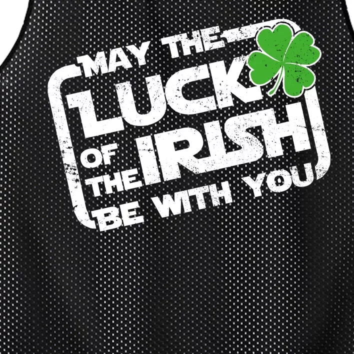 Luck Of The Irish Funny St. Patrick's Day Mesh Reversible Basketball Jersey Tank