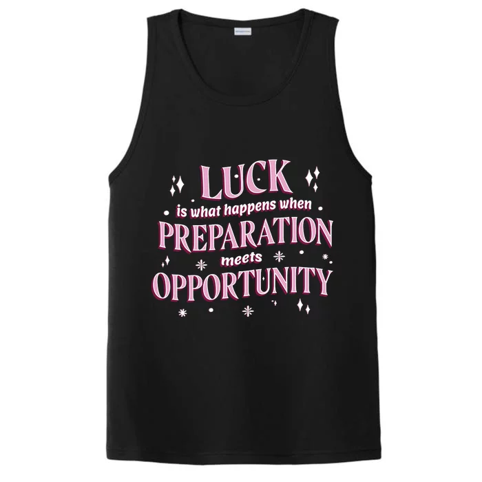 Luck Preparation Opportunity Performance Tank