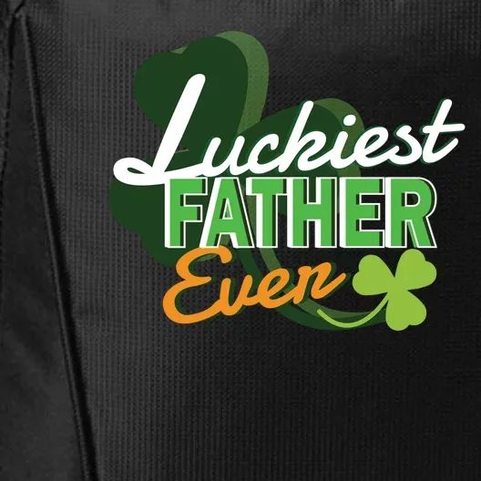 Luckiest Father Ever City Backpack