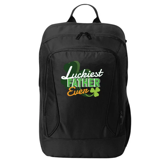 Luckiest Father Ever City Backpack