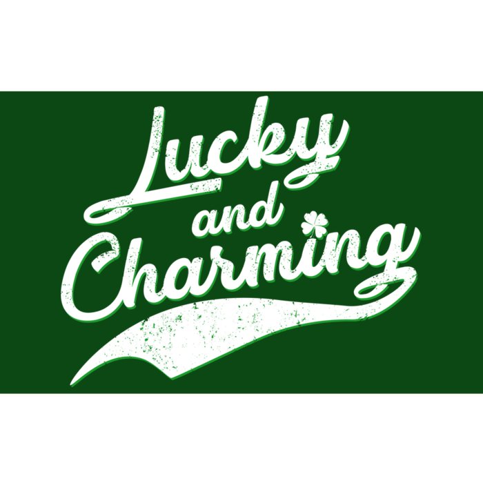 Lucky and Charming St Patrick's Day Bumper Sticker