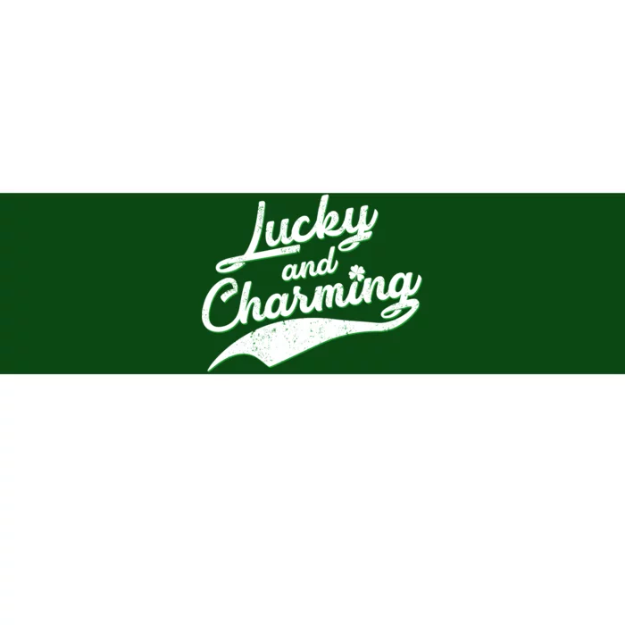 Lucky and Charming St Patrick's Day Bumper Sticker