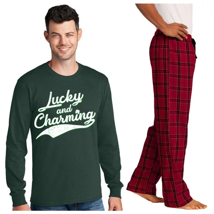 Lucky and Charming St Patrick's Day Long Sleeve Pajama Set