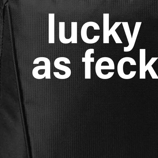 Lucky As Feck City Backpack