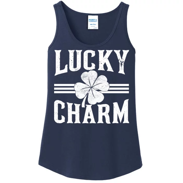 Lucky Charm Clover Ladies Essential Tank