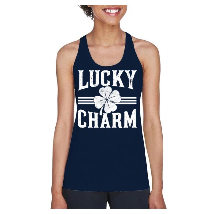 Lucky Charm Clover Women's Racerback Tank