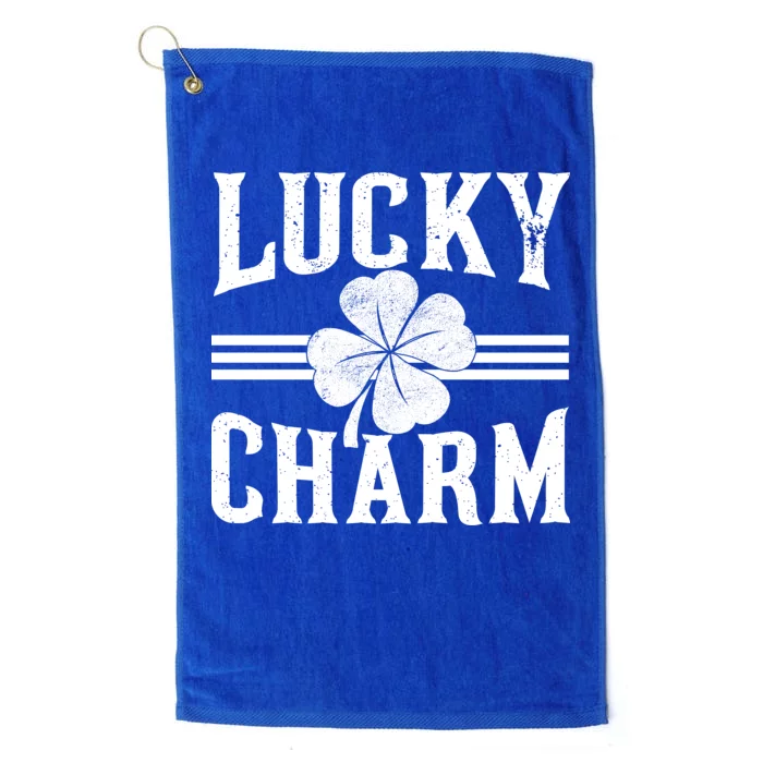 Lucky Charm Clover Platinum Collection Golf Towel