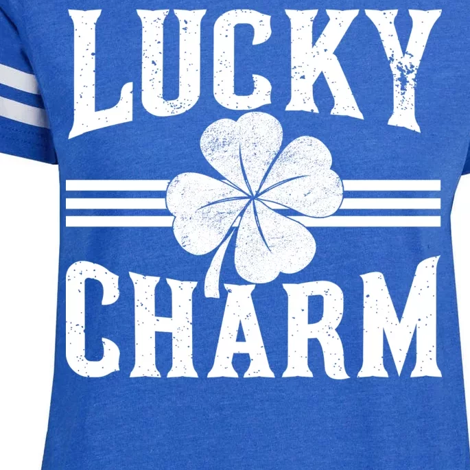 Lucky Charm Clover Enza Ladies Jersey Football T-Shirt