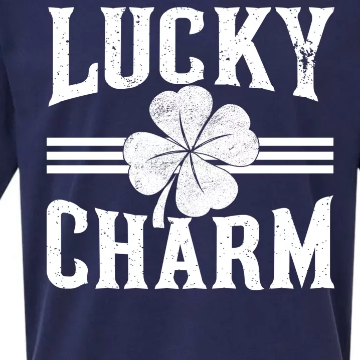 Lucky Charm Clover Sueded Cloud Jersey T-Shirt