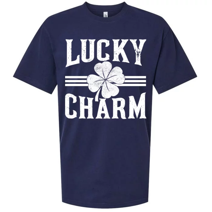 Lucky Charm Clover Sueded Cloud Jersey T-Shirt