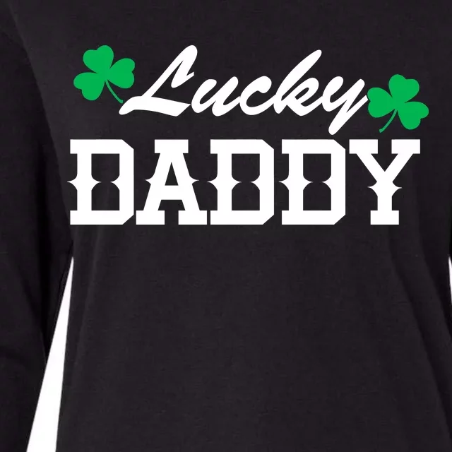 Lucky Daddy Womens Cotton Relaxed Long Sleeve T-Shirt