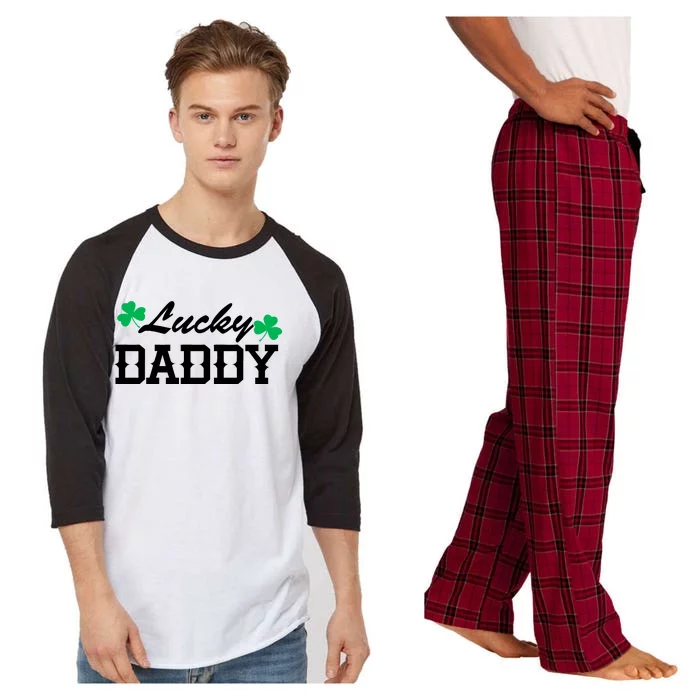 Lucky Daddy Raglan Sleeve Pajama Set