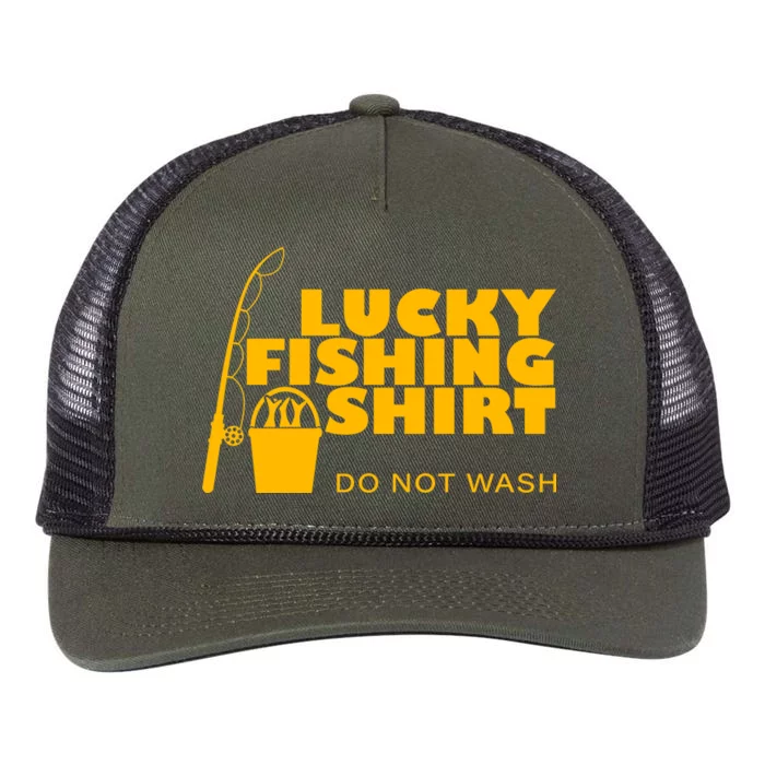 Lucky Fishing Retro Rope Trucker Hat Cap