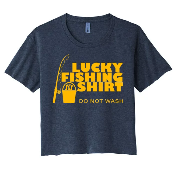 Lucky Fishing Women's Crop Top Tee