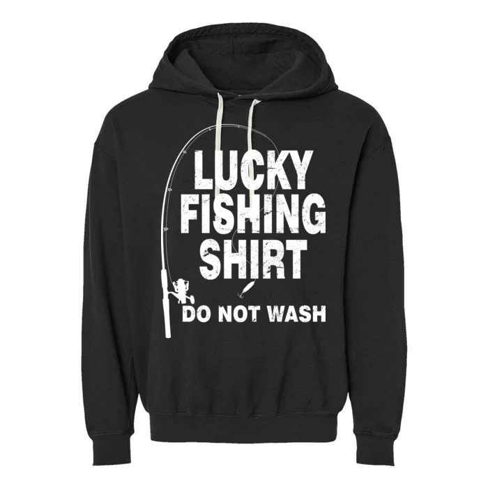 Lucky Fishing Shirt Do Not Wash Garment-Dyed Fleece Hoodie