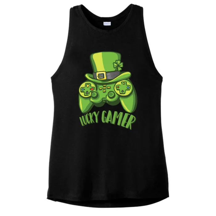 Lucky Gamer Ladies Tri-Blend Wicking Tank