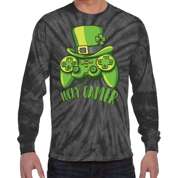 Lucky Gamer Tie-Dye Long Sleeve Shirt