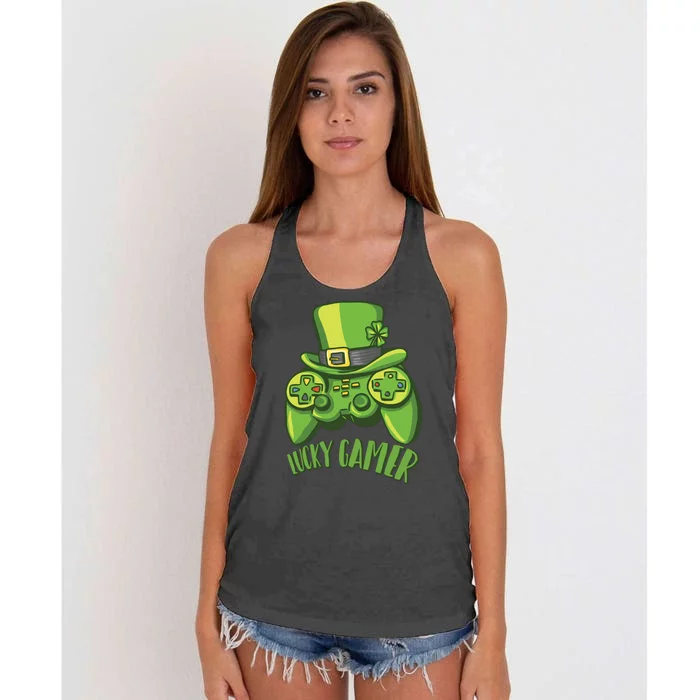 Lucky Gamer Women's Knotted Racerback Tank