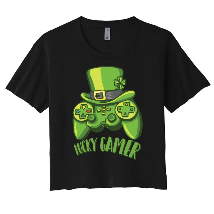 Lucky Gamer Women's Crop Top Tee