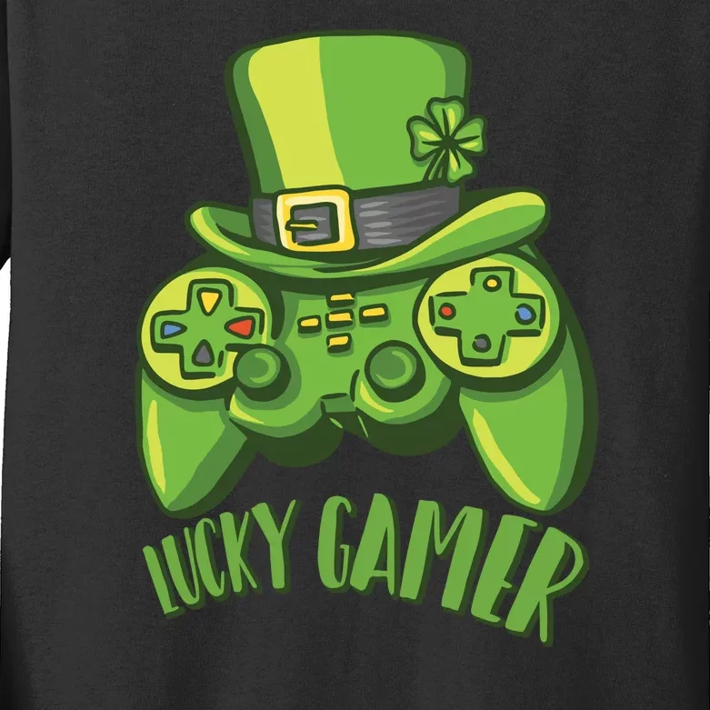 Lucky Gamer Kids Long Sleeve Shirt