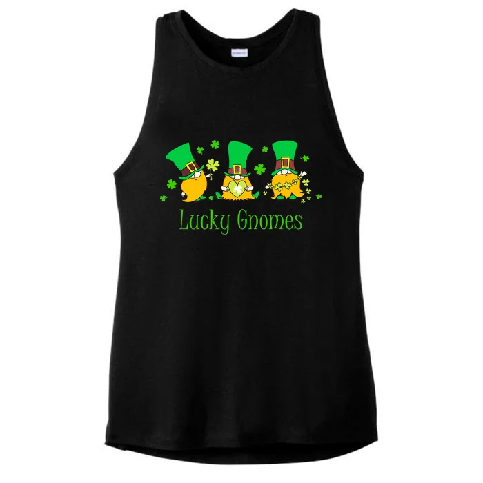 Lucky Gnomes Ladies Tri-Blend Wicking Tank