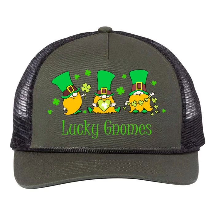 Lucky Gnomes Retro Rope Trucker Hat Cap