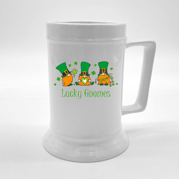 Lucky Gnomes Front & Back Beer Stein