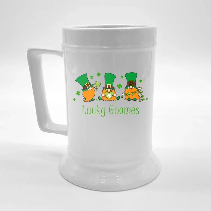 Lucky Gnomes Front & Back Beer Stein