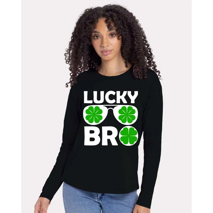 Lucky Irish Bro Womens Cotton Relaxed Long Sleeve T-Shirt