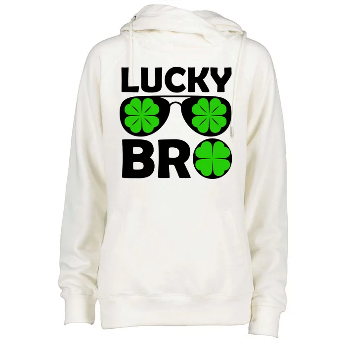 Lucky Irish Bro Womens Funnel Neck Pullover Hood