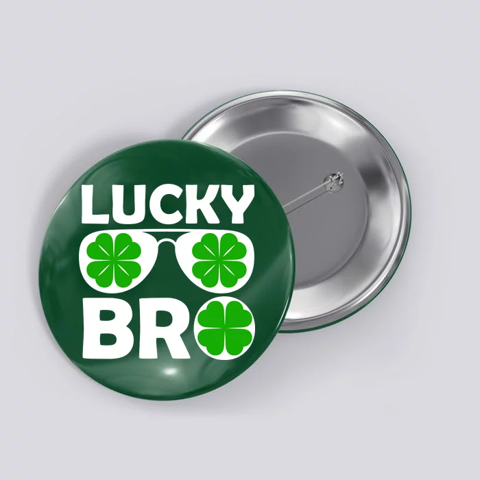 Lucky Irish Bro Button