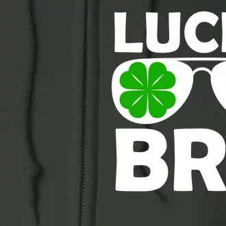 Lucky Irish Bro Full Zip Hoodie