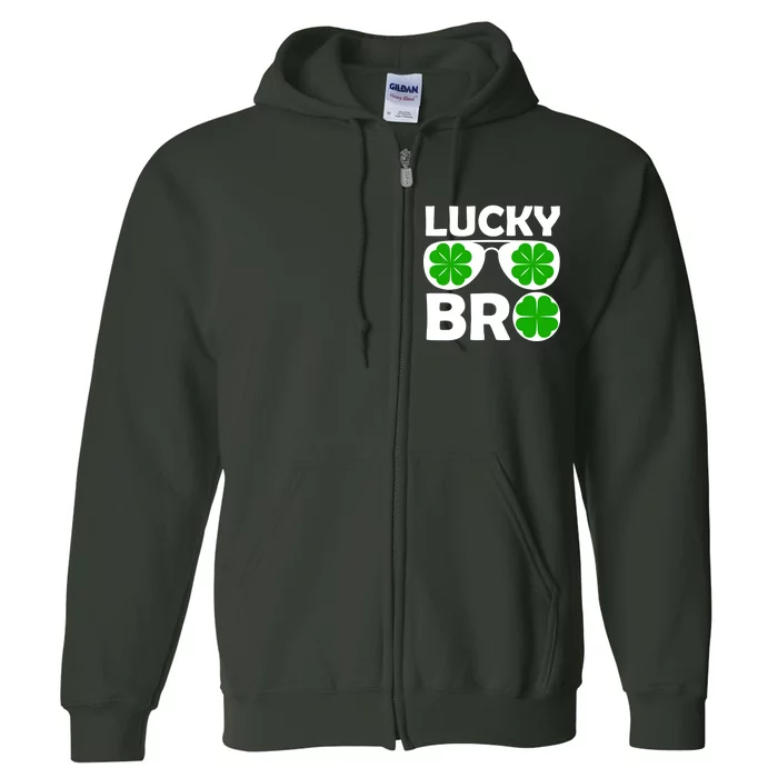 Lucky Irish Bro Full Zip Hoodie