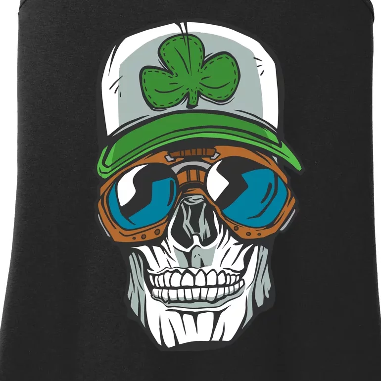 Lucky Irish Skull Ladies Essential Tank