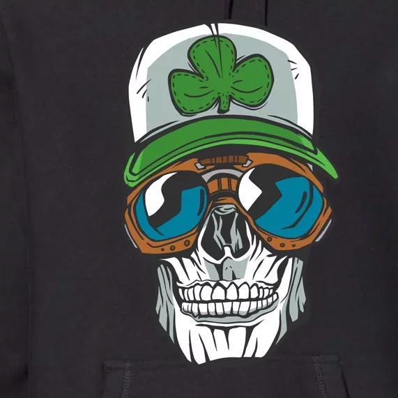 Lucky Irish Skull Premium Hoodie