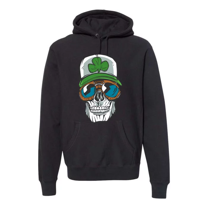 Lucky Irish Skull Premium Hoodie