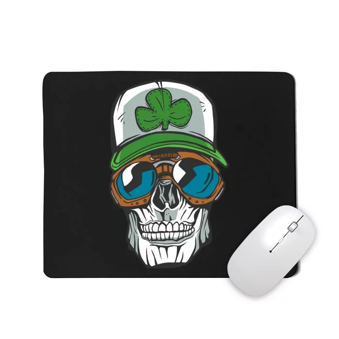 Lucky Irish Skull Mousepad