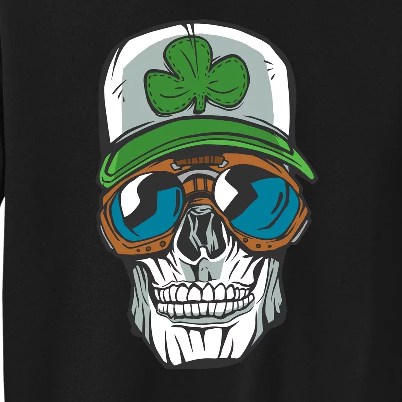 Lucky Irish Skull Tall Sweatshirt