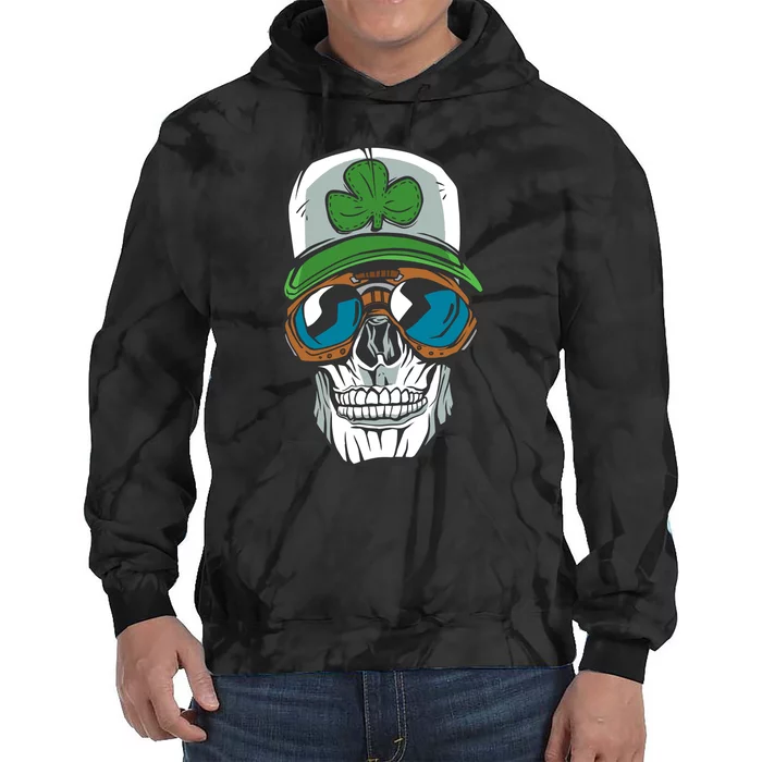 Lucky Irish Skull Tie Dye Hoodie